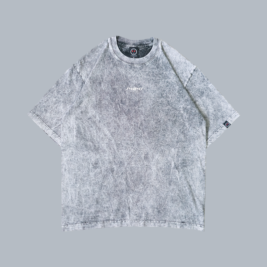 Camiseta Oversize Acid Wash Core Gris