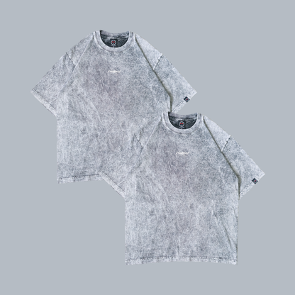 Camiseta Oversize Acid Wash Core Pack X2