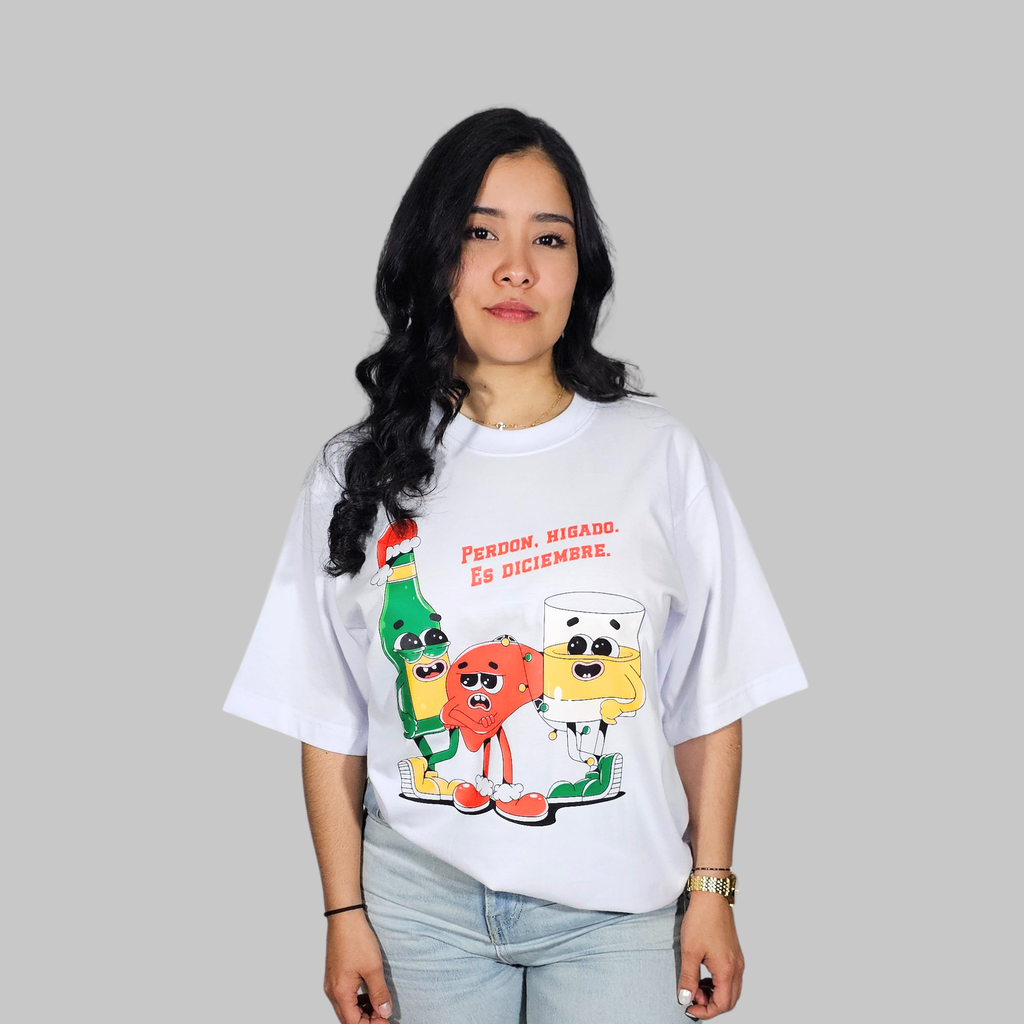 Camiseta Oversize - Perdón Hígado