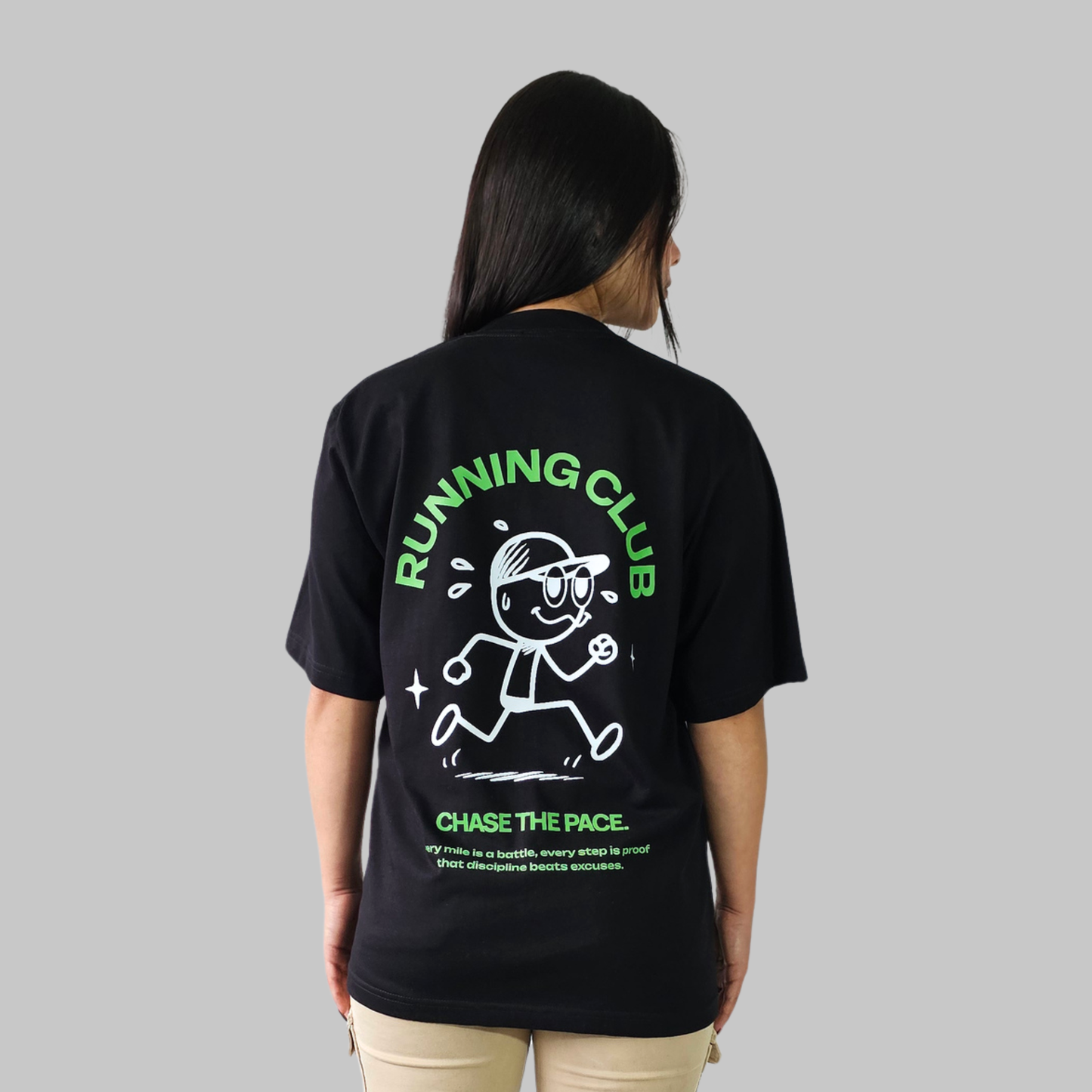 Camiseta Oversize - Running Club