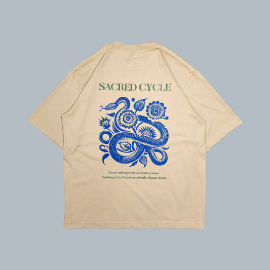Camiseta Oversize - Sacred Cycle