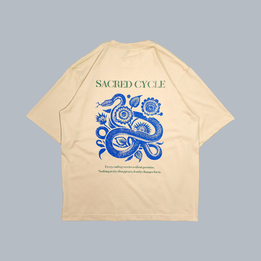 Camiseta Oversize - Sacred Cycle