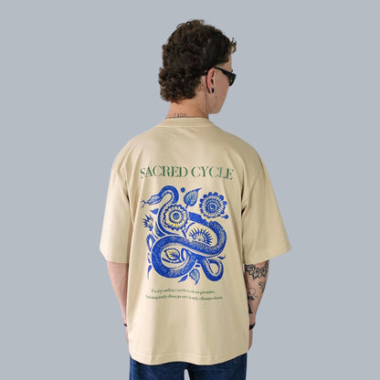 Camiseta Oversize - Sacred Cycle