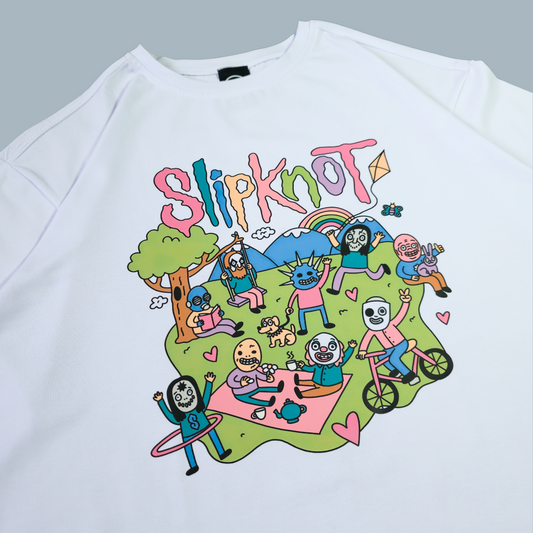 Camiseta Oversize - Slipknot Cute