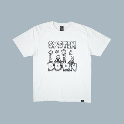 Camiseta Regular - System Of a Down Cartoon