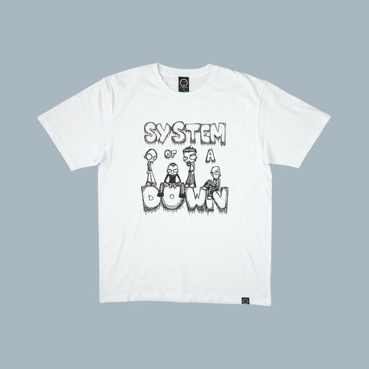 Camiseta Regular - System Of a Down Cartoon